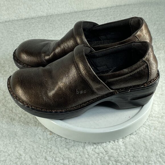 BOC Born Clogs Womens Sz 7.5 Brown Model CBTE13 Cushioned Shoes - Picture 2 of 9